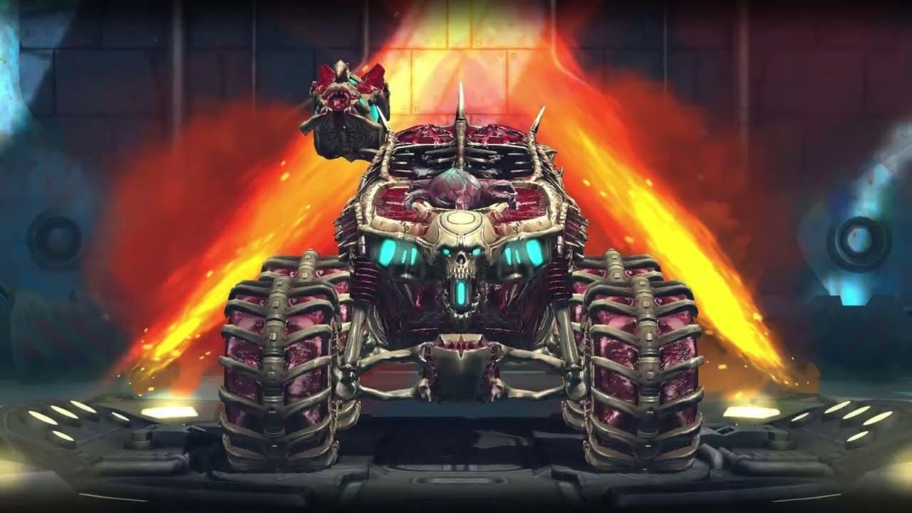 Explosive arena battle with cars and rockets